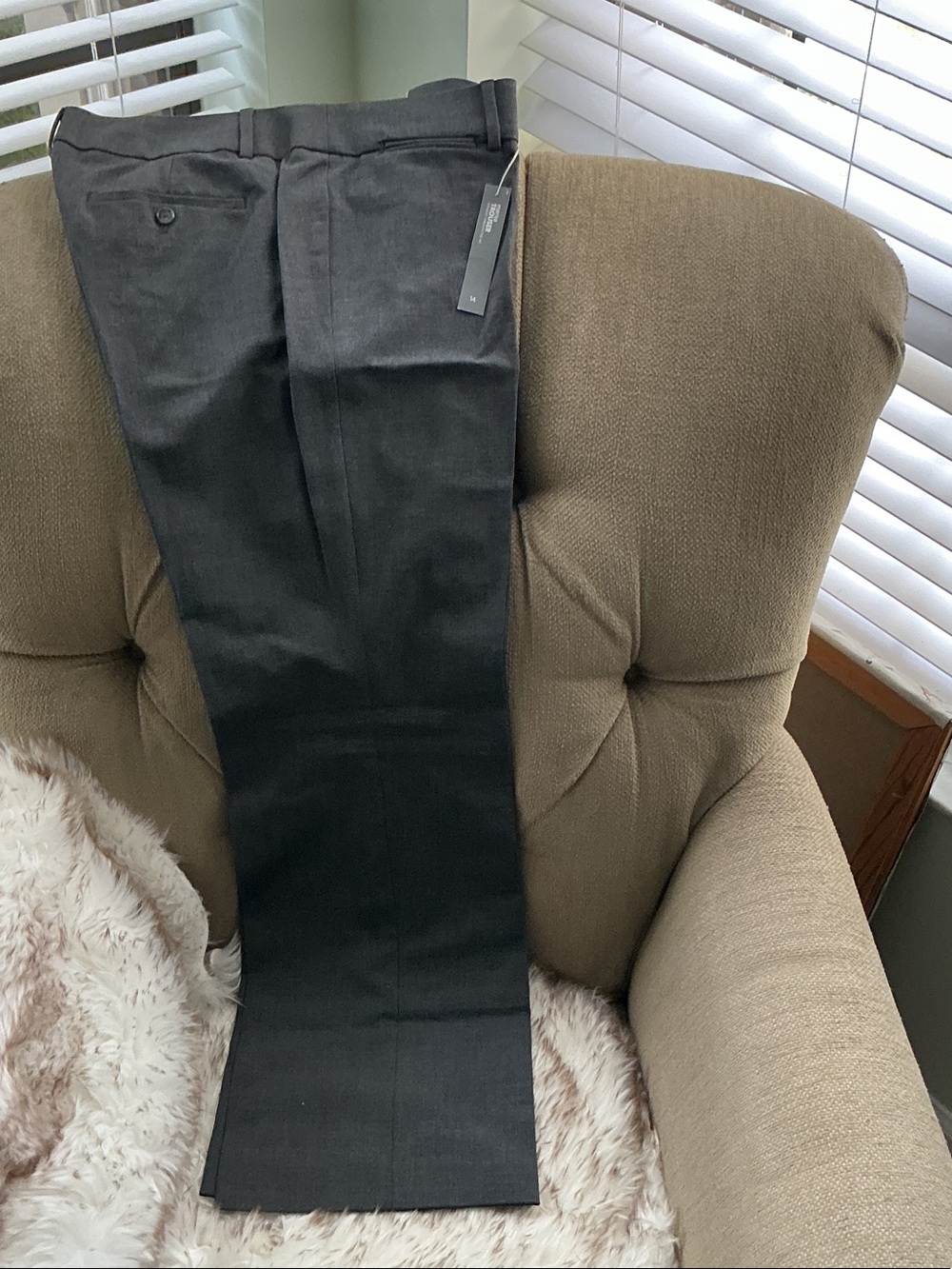 LOFT Marissa Trouser in Gray